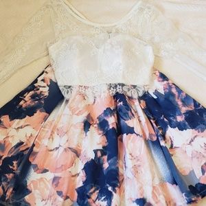 A 2 piece formal dress